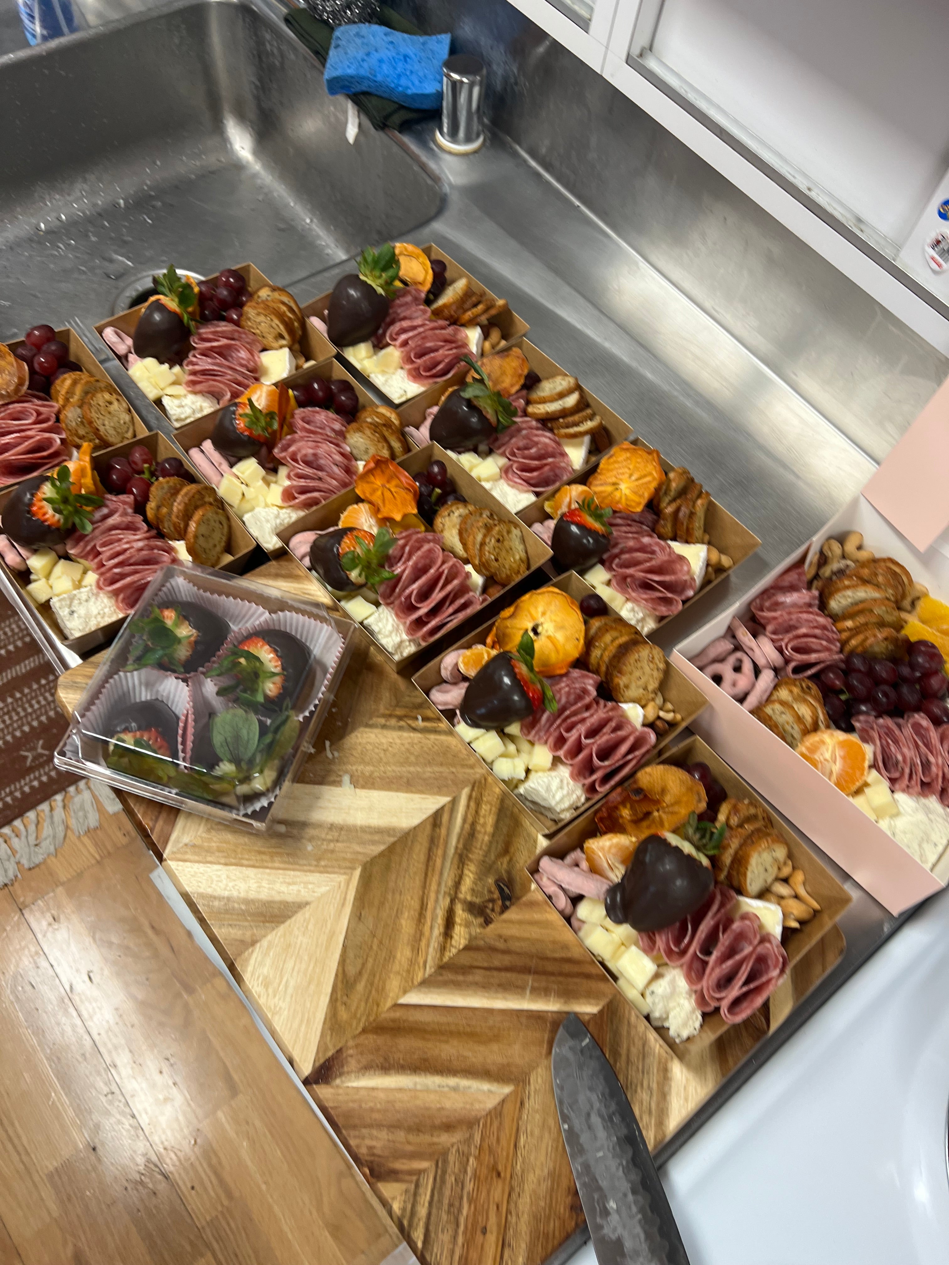 Mini Charcuterie Boxes ($15/box)