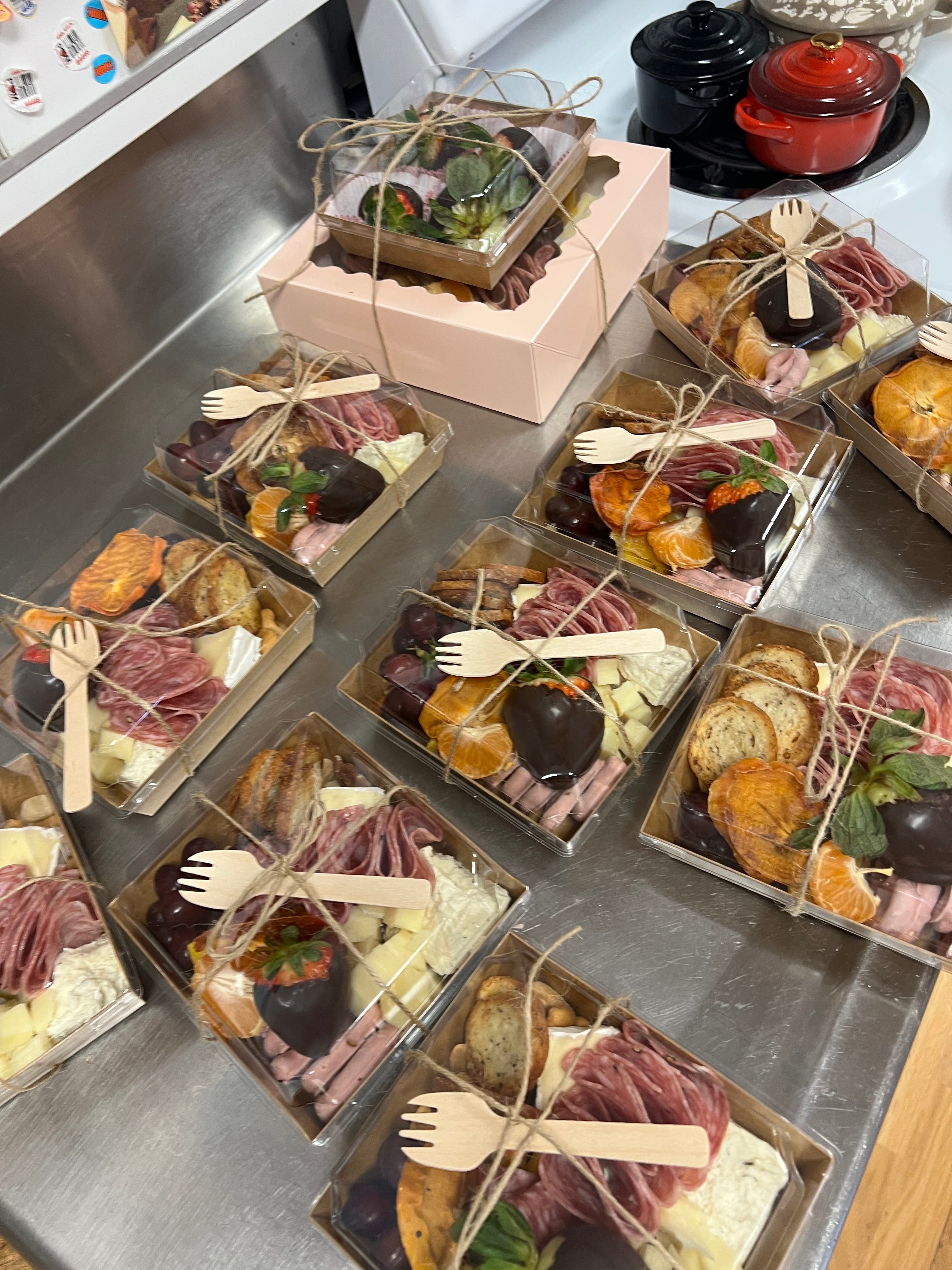 Mini Charcuterie Boxes ($15/box)